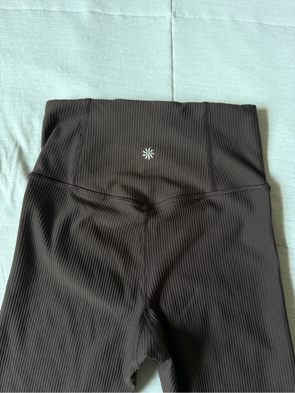High-Waist Ribbed brown women’s Leggings Athleta